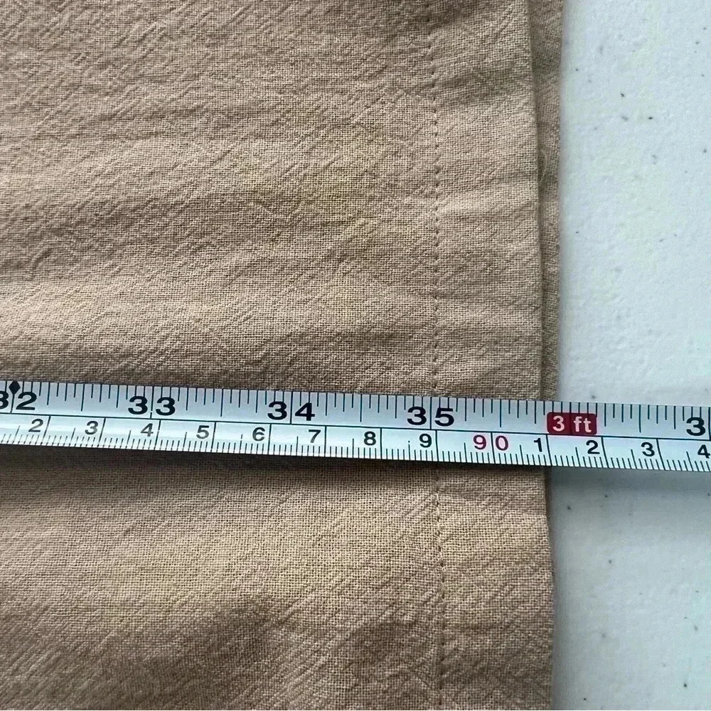 Emery Rose Neutral Color Romper Sides Pockets  Patch Pocket Back V-Neckline 2XL‎ - Picture 13 of 13